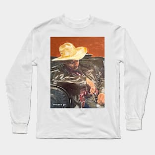 Sleeping Cowboy Long Sleeve T-Shirt